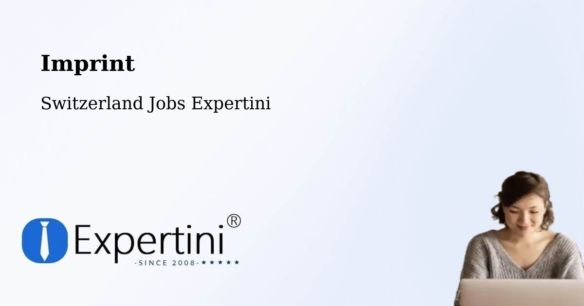 Imprint – Schlieren - Switzerland Jobs Expertini